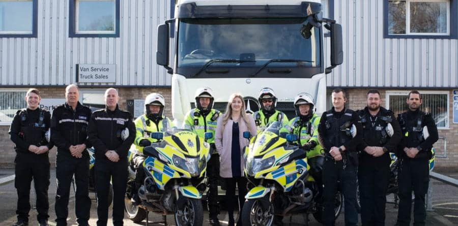 Orwell Truck & Van supports police Operation