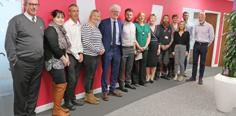 Norman Lamb MP recognised Flagship Group’s efforts in Mental Health Awareness Week