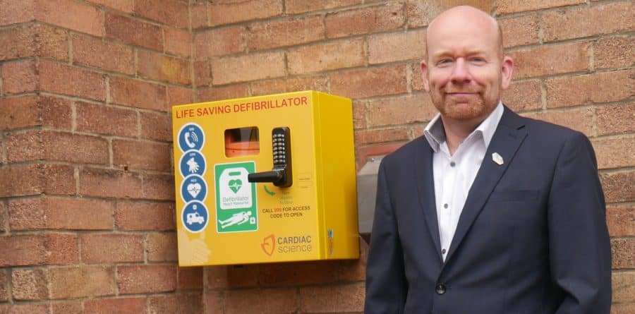 Accountancy firm fits seven defibrillators within the community