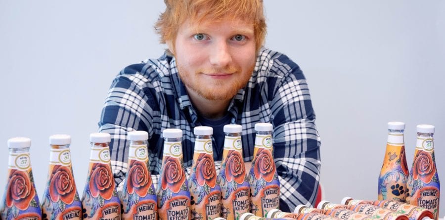 Edch-up-date: Ed’s Heinz tattoo bottle will soon be on shelves near you…