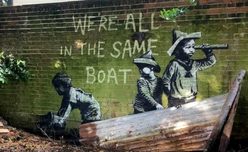 Banksy’s ‘Great British Staycation’