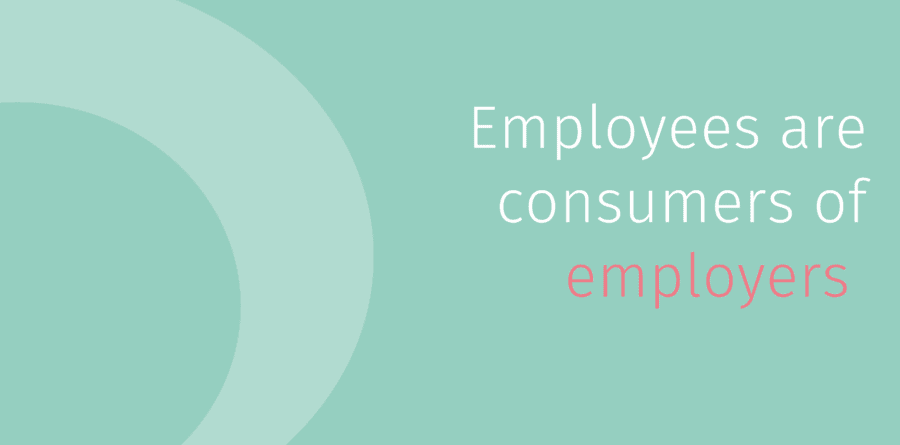 Employees are consumers of employers